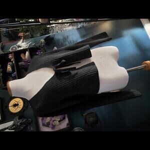 Ava & Viv Black Ribbed Cardigan